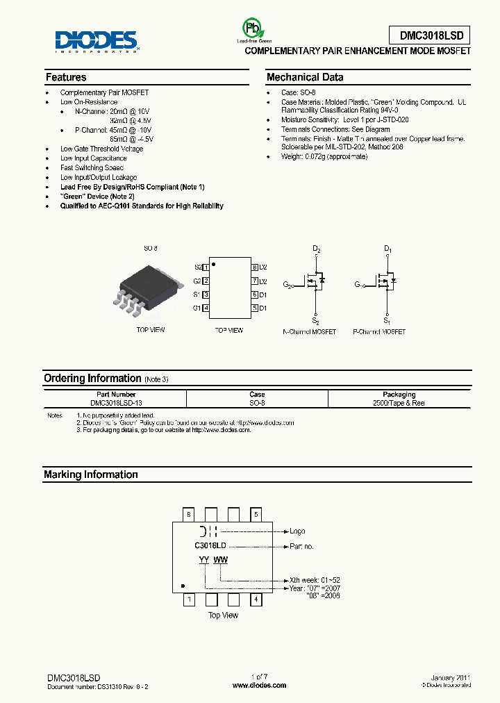 DMC3018LSD-13_4332948.PDF Datasheet