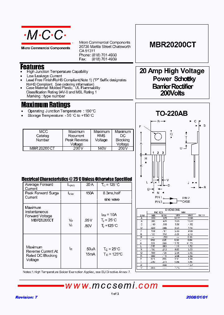 MBR20200CT_4345050.PDF Datasheet