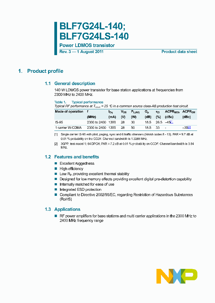 BLF7G24L-140_4351069.PDF Datasheet