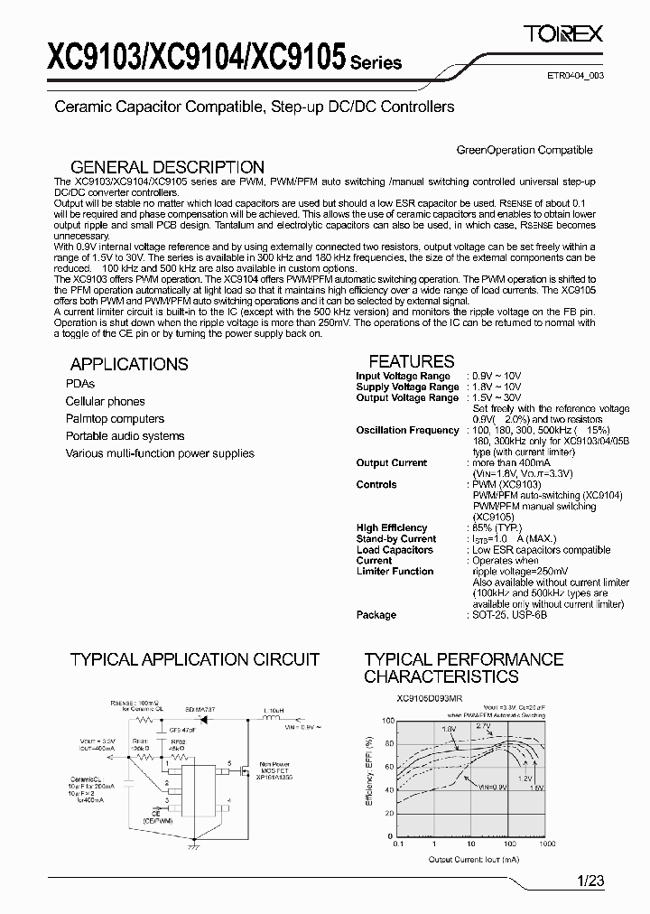 XC9103B095MR_4361048.PDF Datasheet