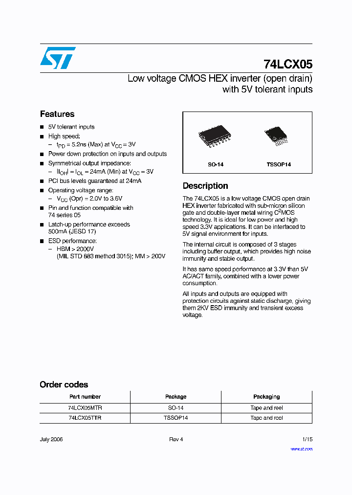 74LCX0506_4366407.PDF Datasheet