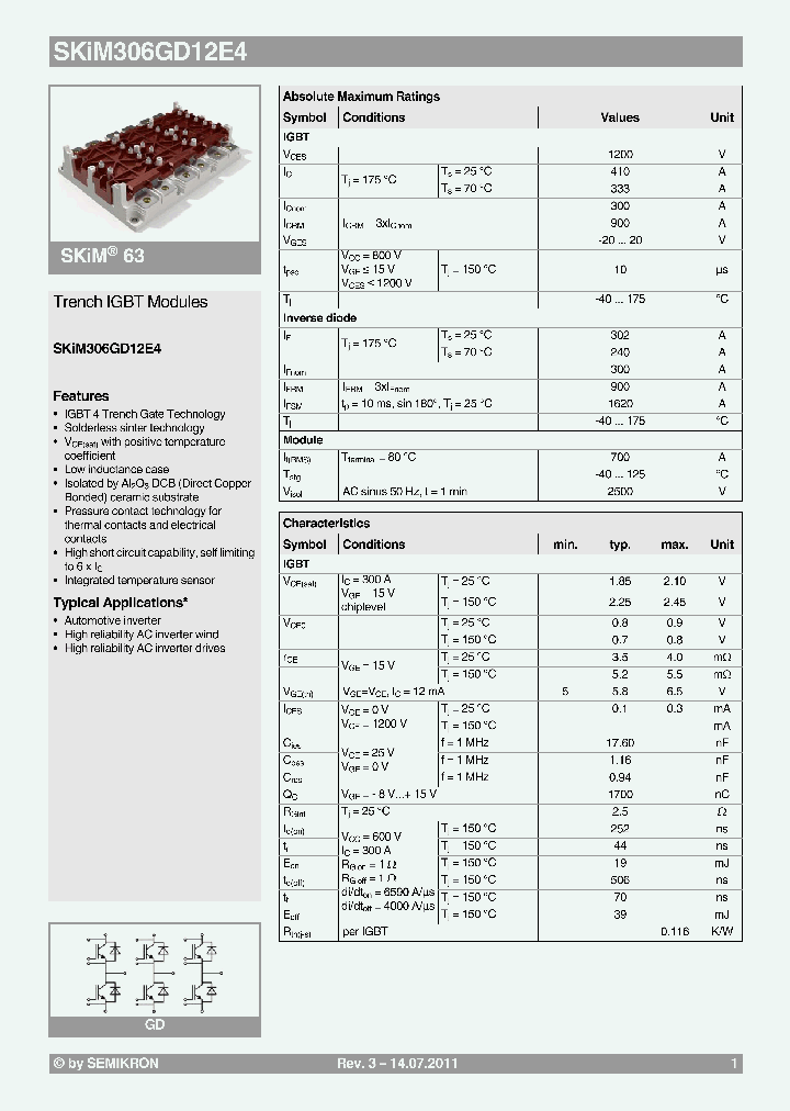 SKIM306GD12E411_4375698.PDF Datasheet