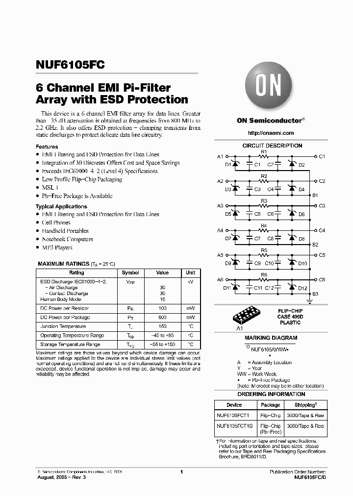 NUF6105FCT1G_4382494.PDF Datasheet