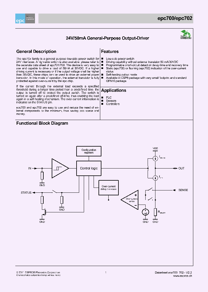 EPC701-CSP6_4406988.PDF Datasheet