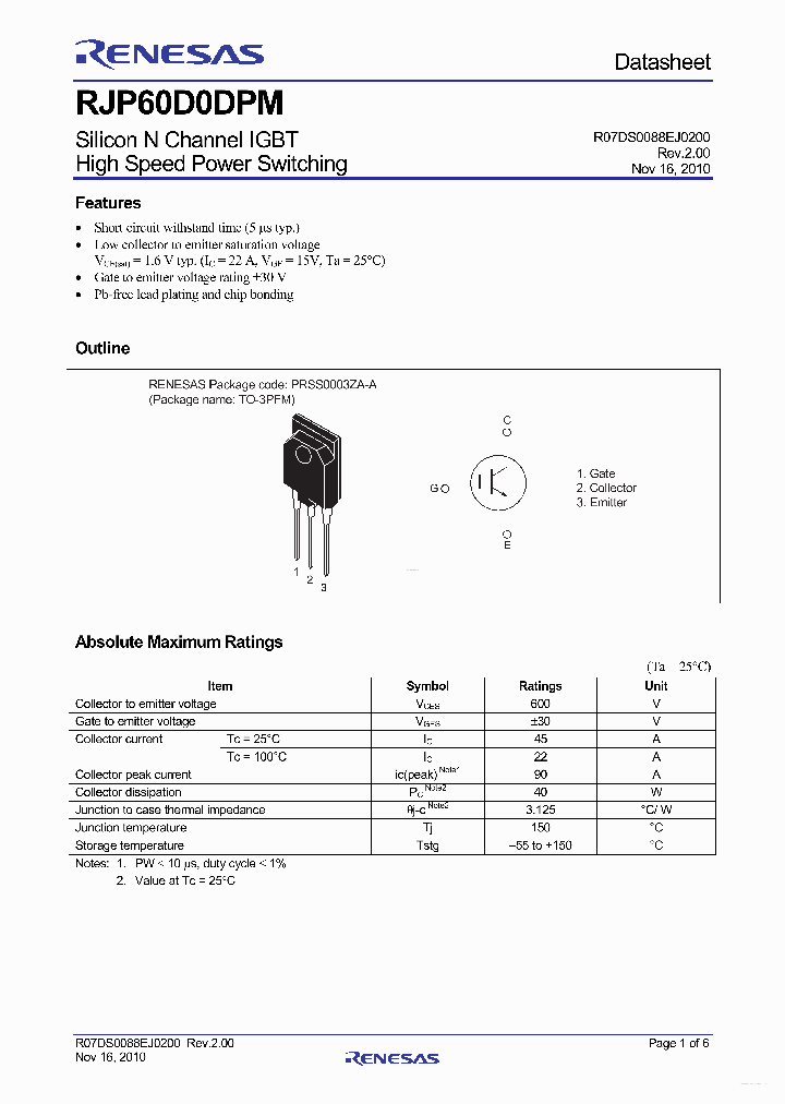 RJP60D0DPM_4421481.PDF Datasheet