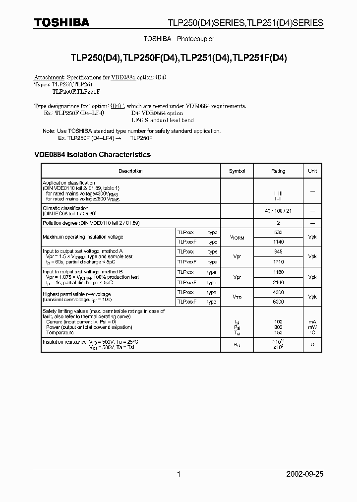 TLP251D4_4424179.PDF Datasheet