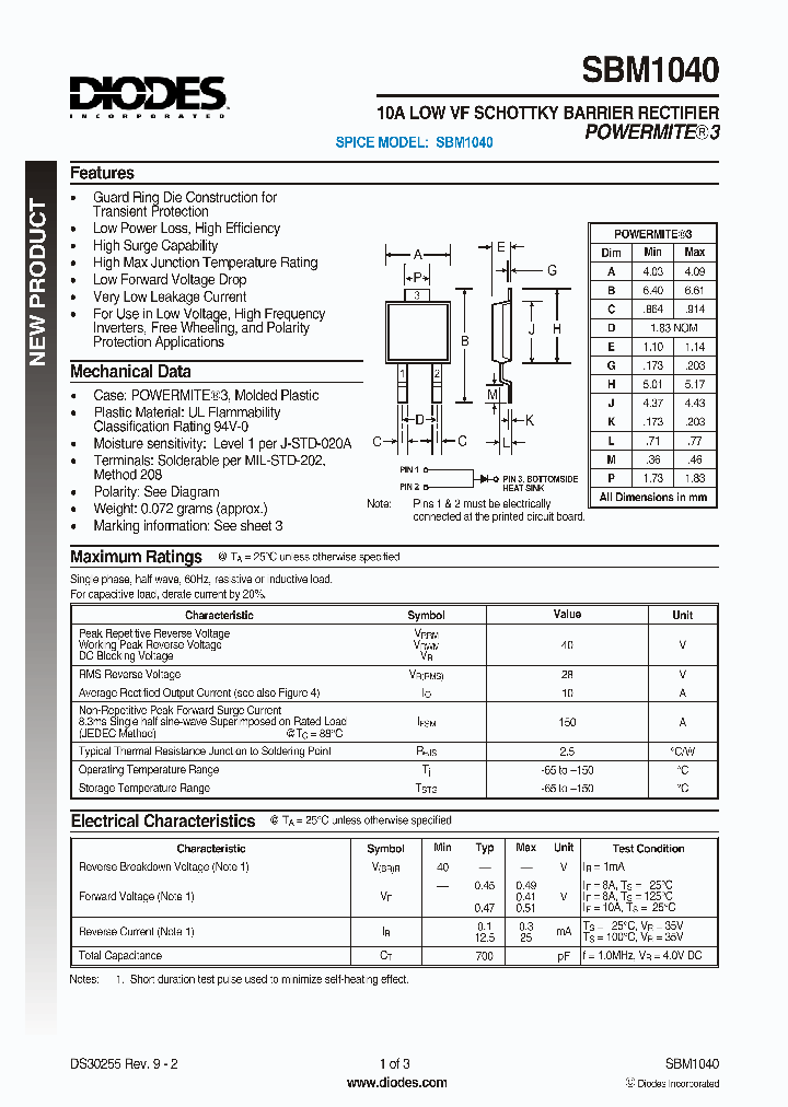 SBM1040_4465429.PDF Datasheet