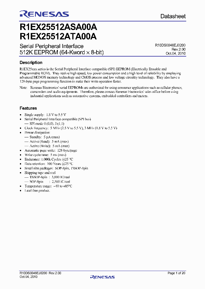R1EX25512ASA00A_4466220.PDF Datasheet