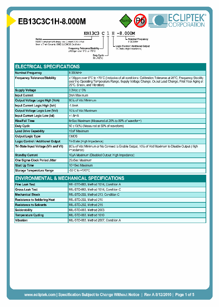 EB13C3C1H-8000M_4470516.PDF Datasheet