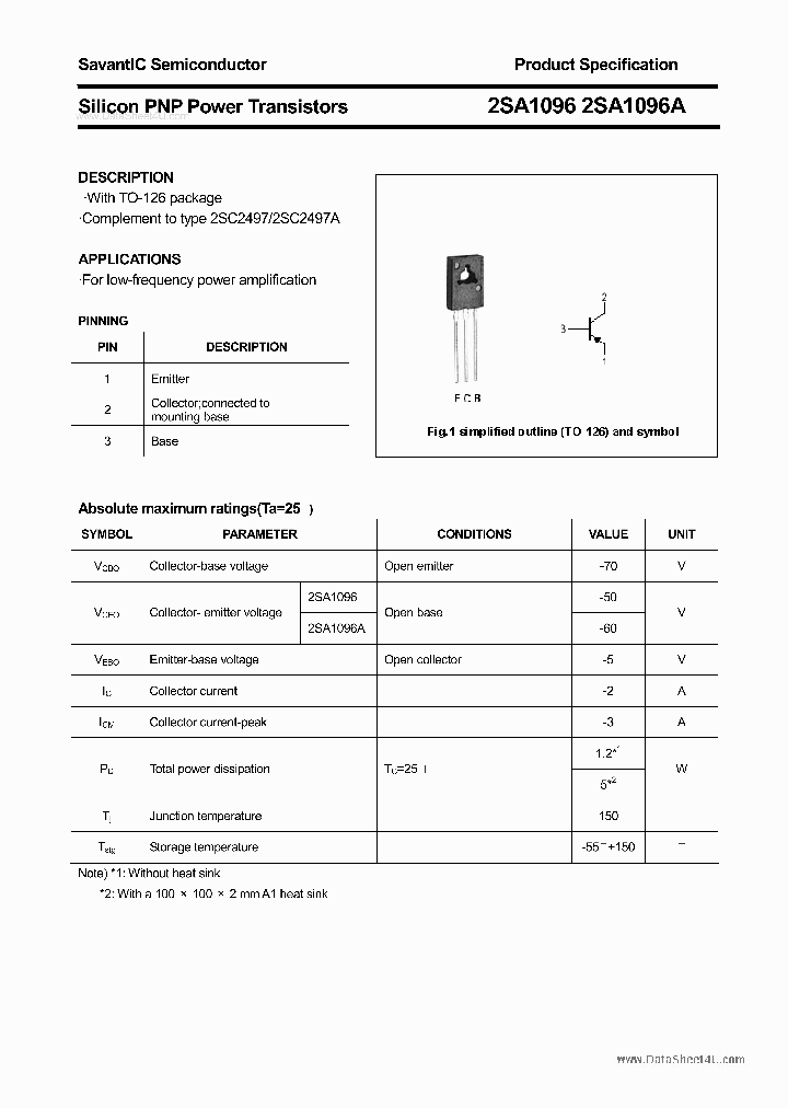 2SA1096_4473897.PDF Datasheet