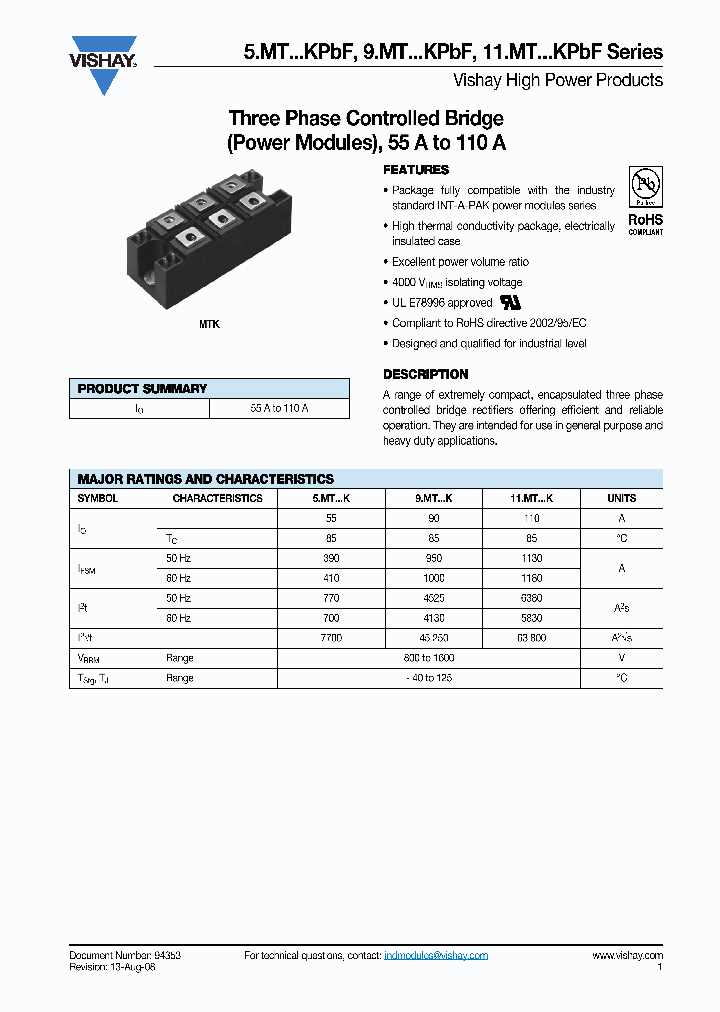 91MT100KS90PBF_4473883.PDF Datasheet