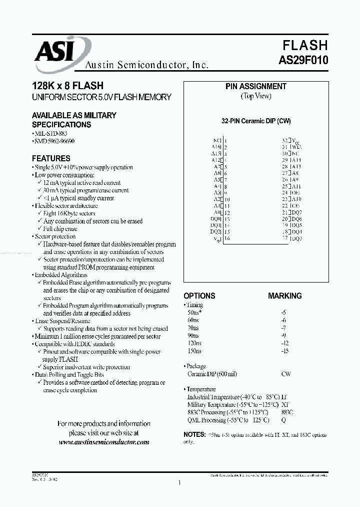 AS29F010_4475051.PDF Datasheet