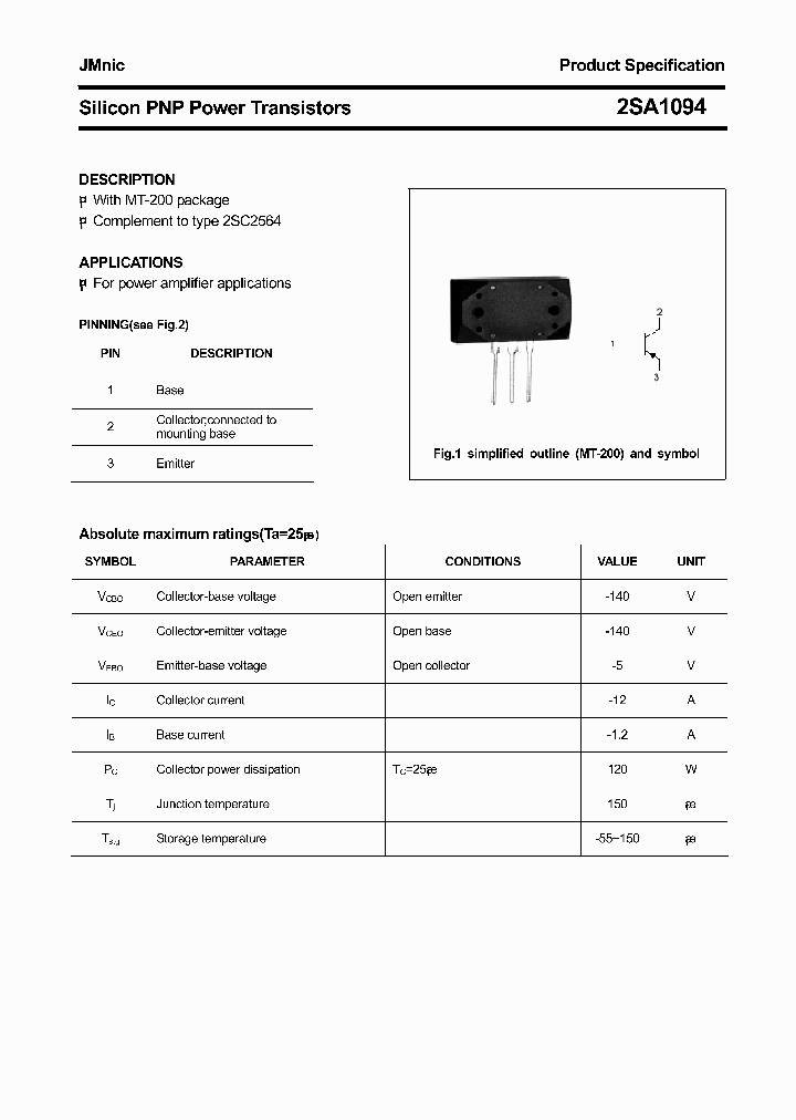 2SA1094_4484490.PDF Datasheet