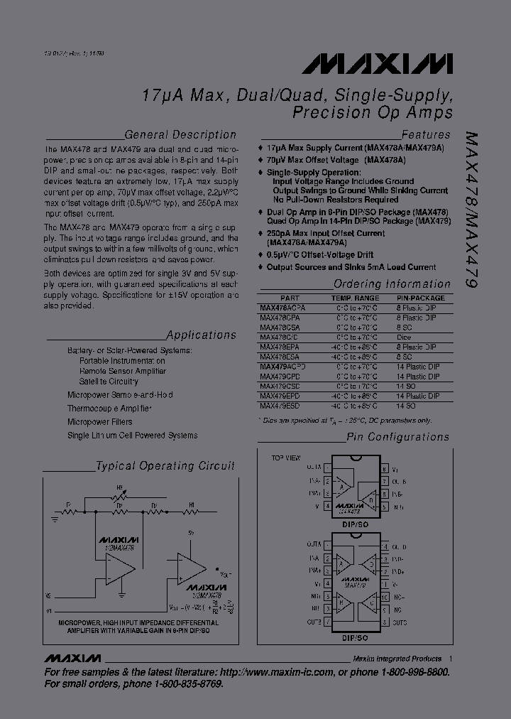 MAX479ESDT_4489408.PDF Datasheet