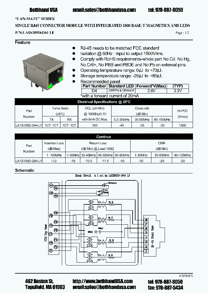 LA1S109D-D44LF_4496620.PDF Datasheet