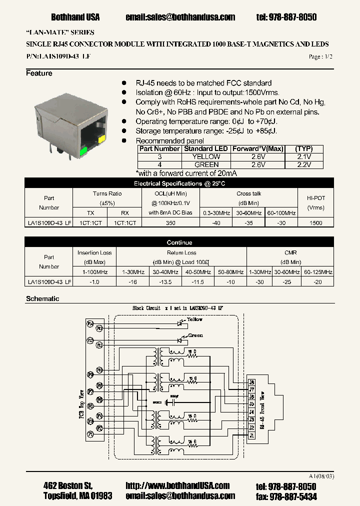 LA1S109D-43LF_4496310.PDF Datasheet