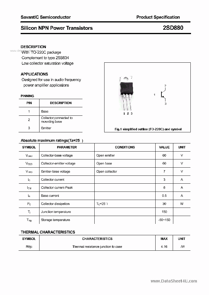 2SD880_4505354.PDF Datasheet