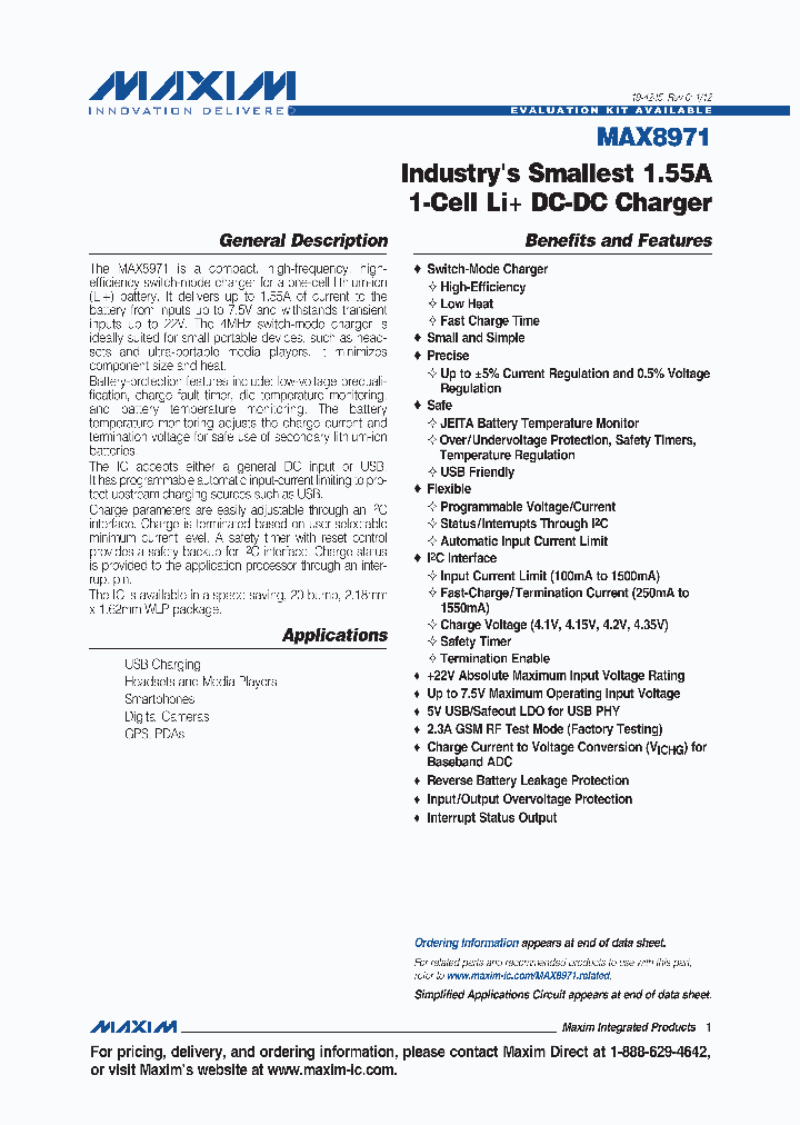 MAX8971_4513653.PDF Datasheet