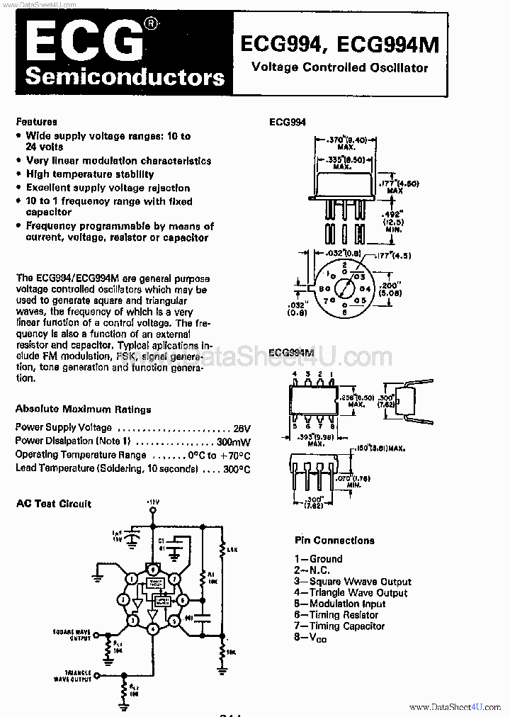 ECG994_4516545.PDF Datasheet