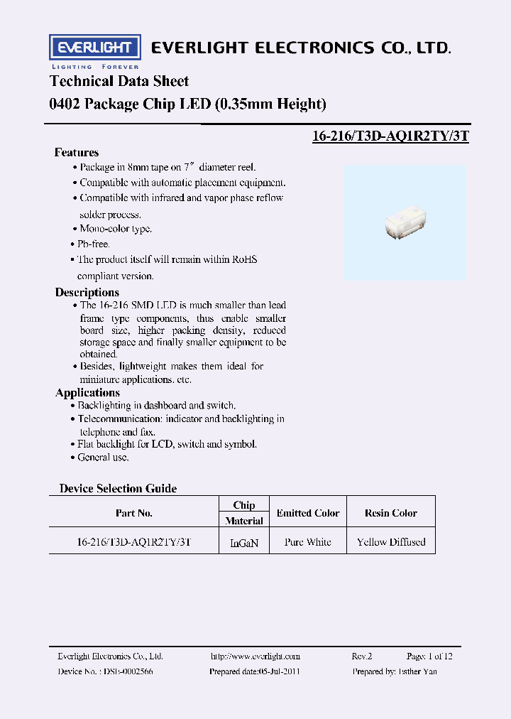 16-216-T3D-AQ1R2TY-3T11_4522035.PDF Datasheet