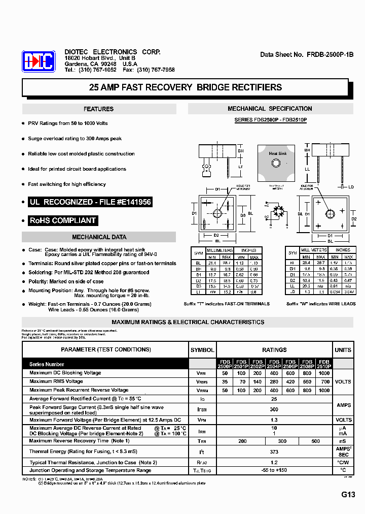 FDB2504P_4524348.PDF Datasheet