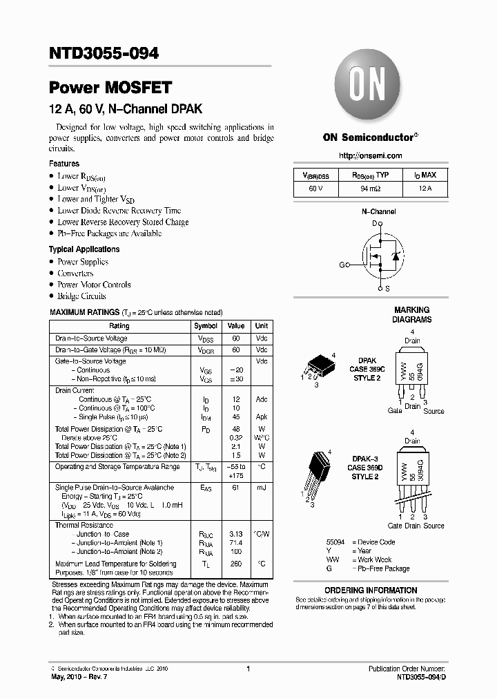 NTD3055-094T4_4531190.PDF Datasheet