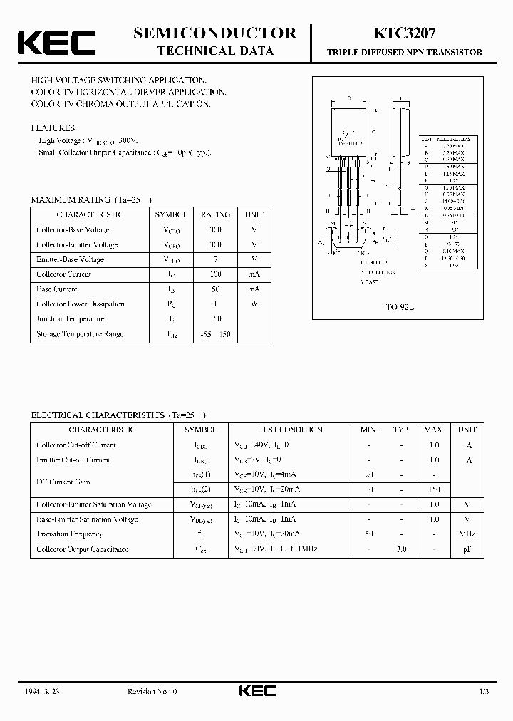 KTC3207_4534306.PDF Datasheet