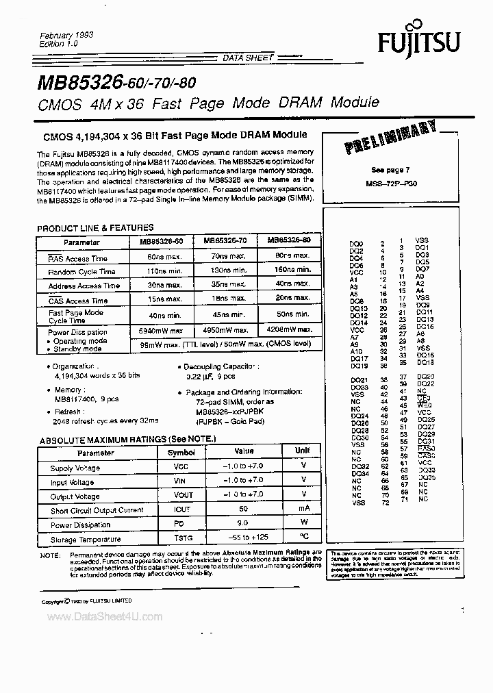 MB85326_4535191.PDF Datasheet