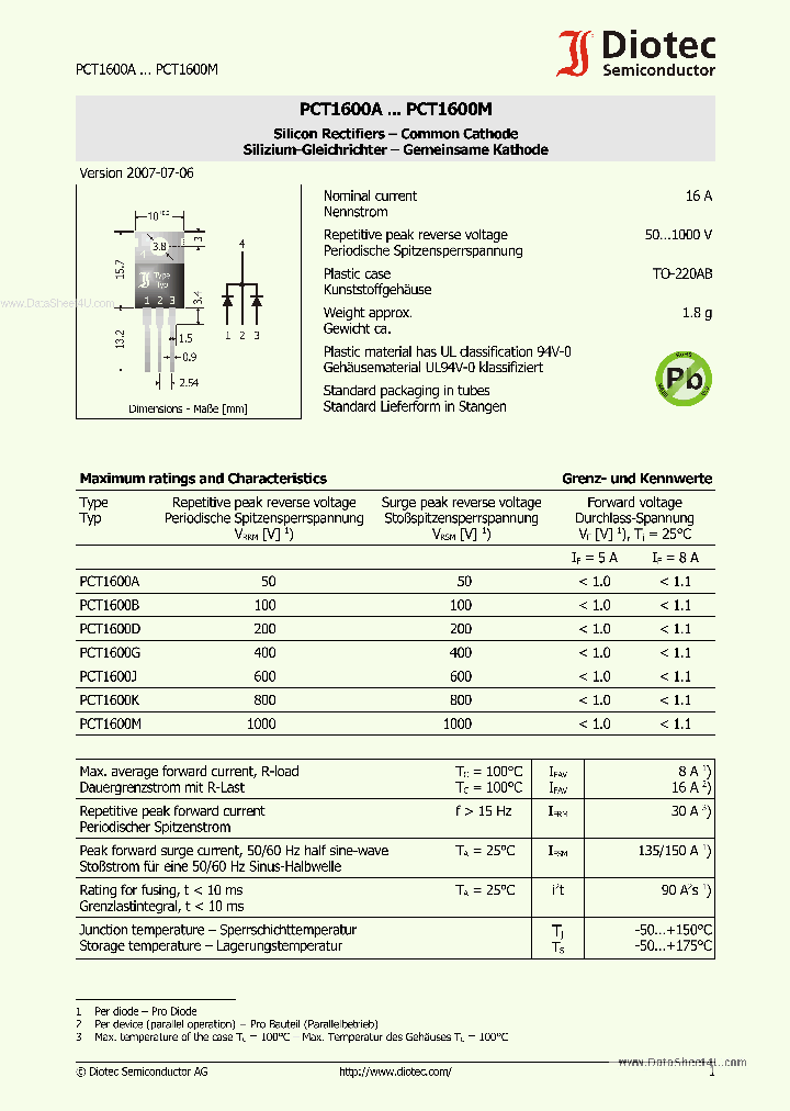 PCT1600A_4570677.PDF Datasheet