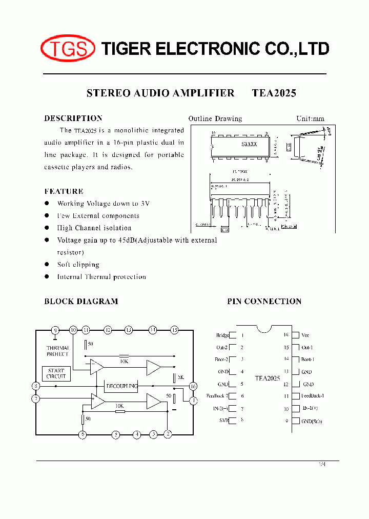 TEA2025B_4575822.PDF Datasheet