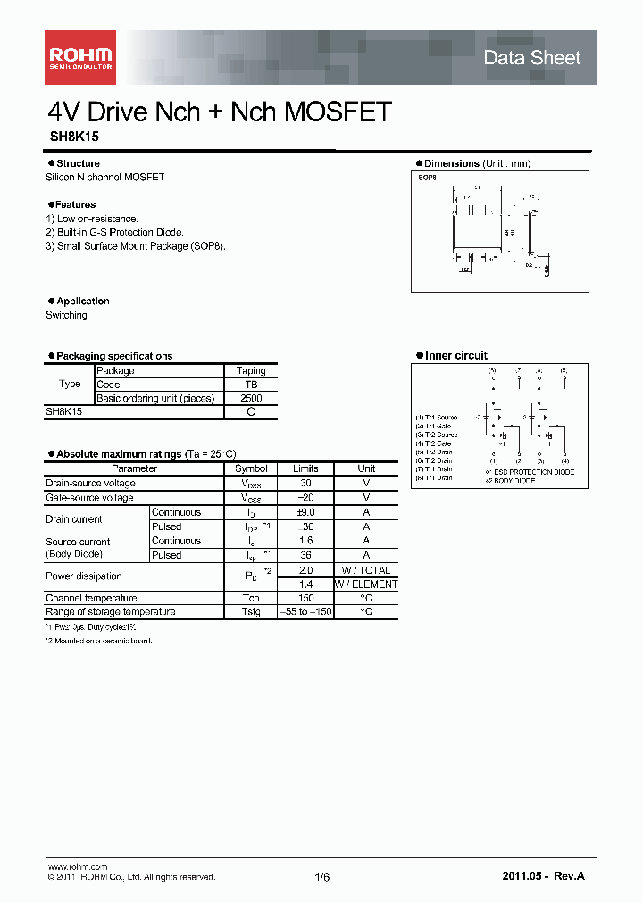SH8K15_4584858.PDF Datasheet