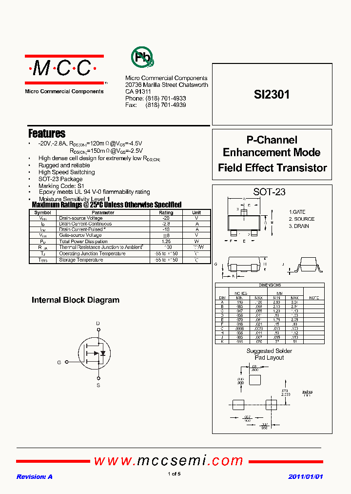 SI230111_4590787.PDF Datasheet