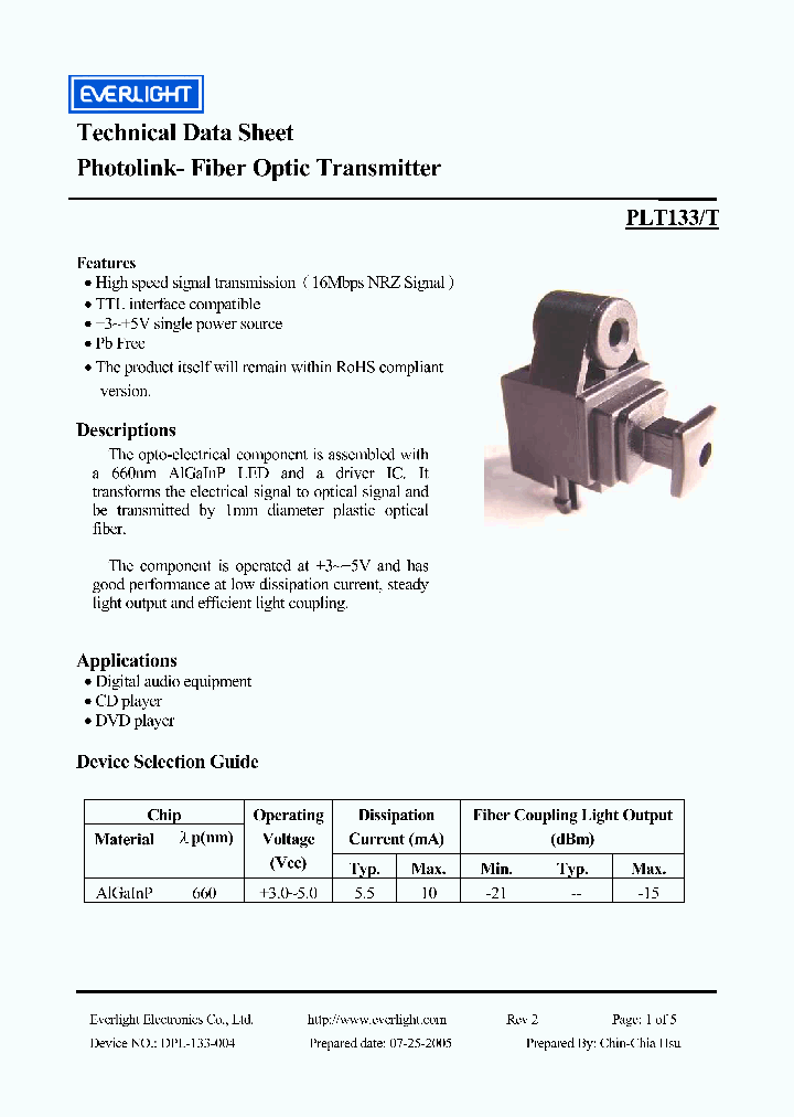 PLT133-T_4595246.PDF Datasheet