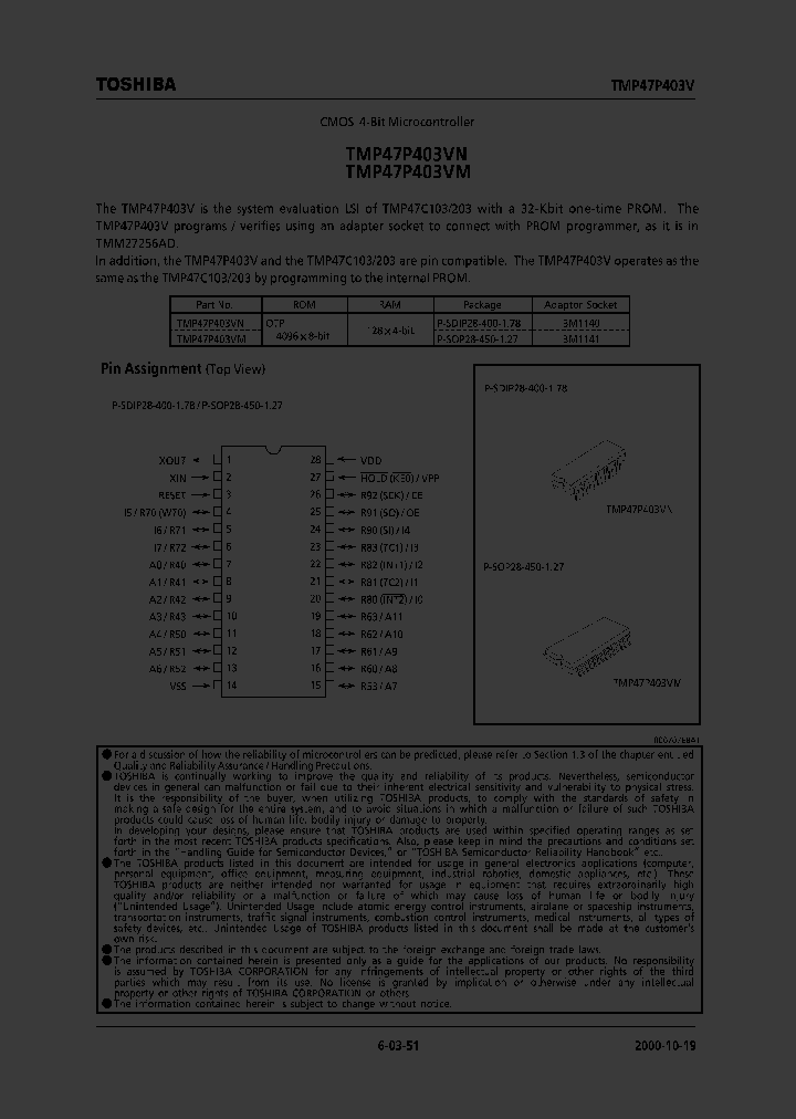 TMP47P403VN_4597030.PDF Datasheet