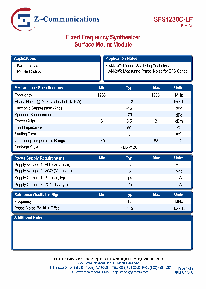 SFS1280C-LF_4600881.PDF Datasheet