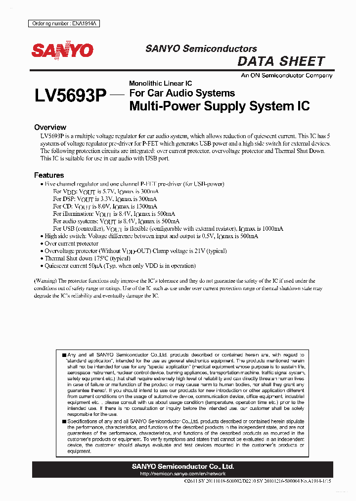 LV5693P_4606707.PDF Datasheet