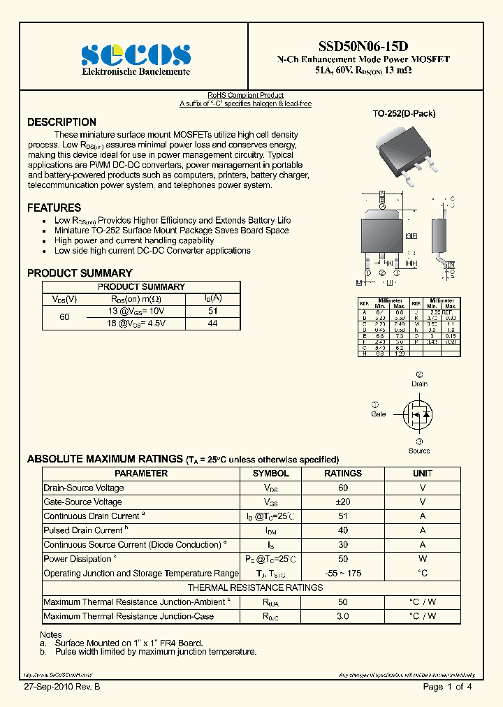 SSD50N06-15D_4607440.PDF Datasheet