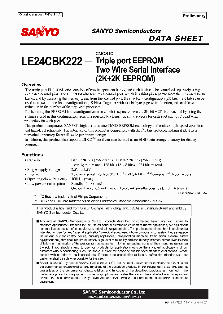 LE24CBK222_4609572.PDF Datasheet
