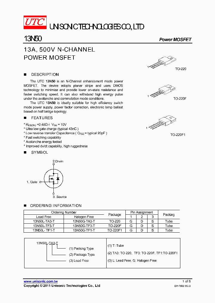 13N50_4610567.PDF Datasheet