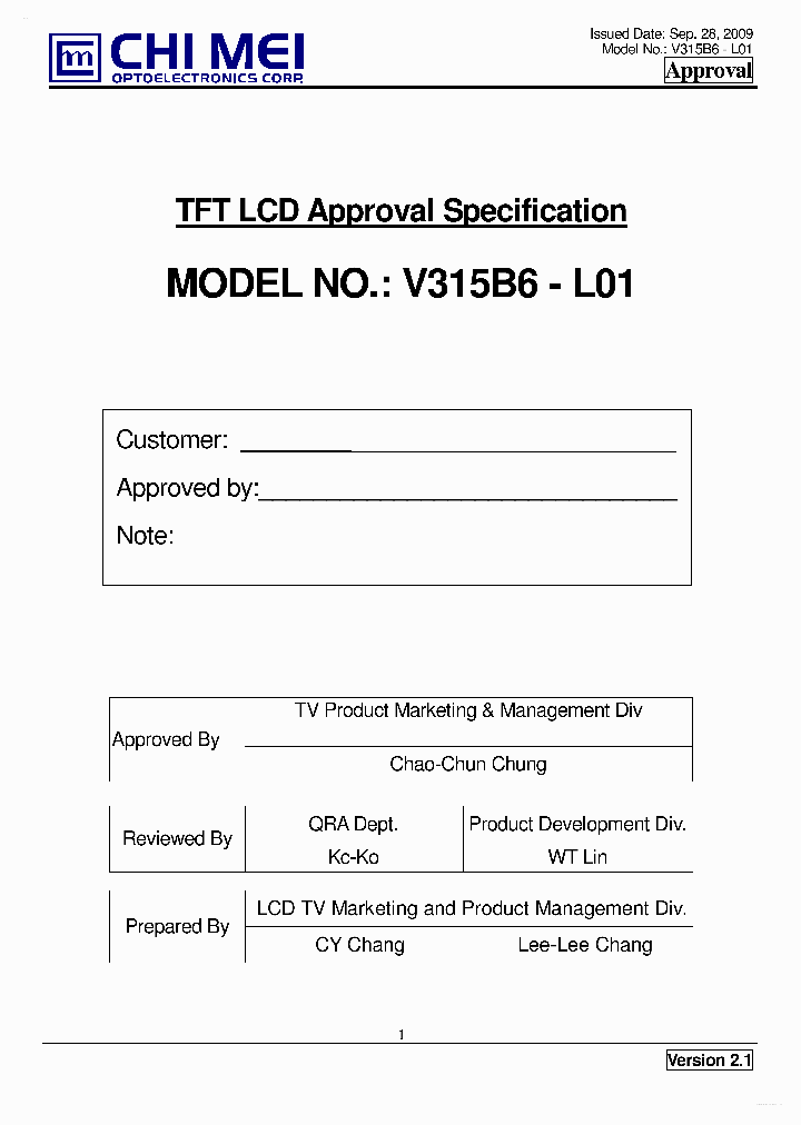 V315B6-L01_4613733.PDF Datasheet