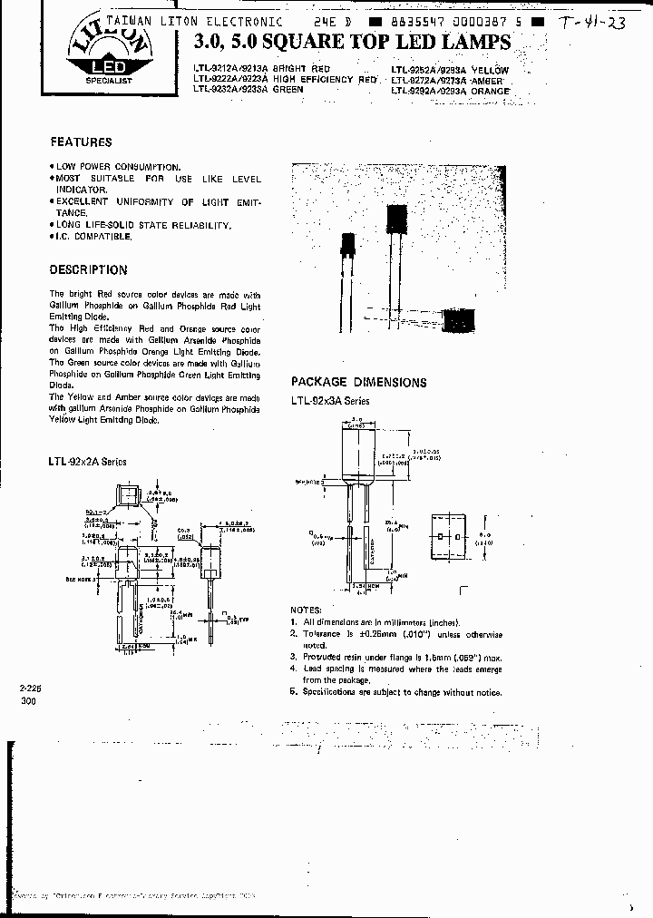 LTL9233A_4615734.PDF Datasheet