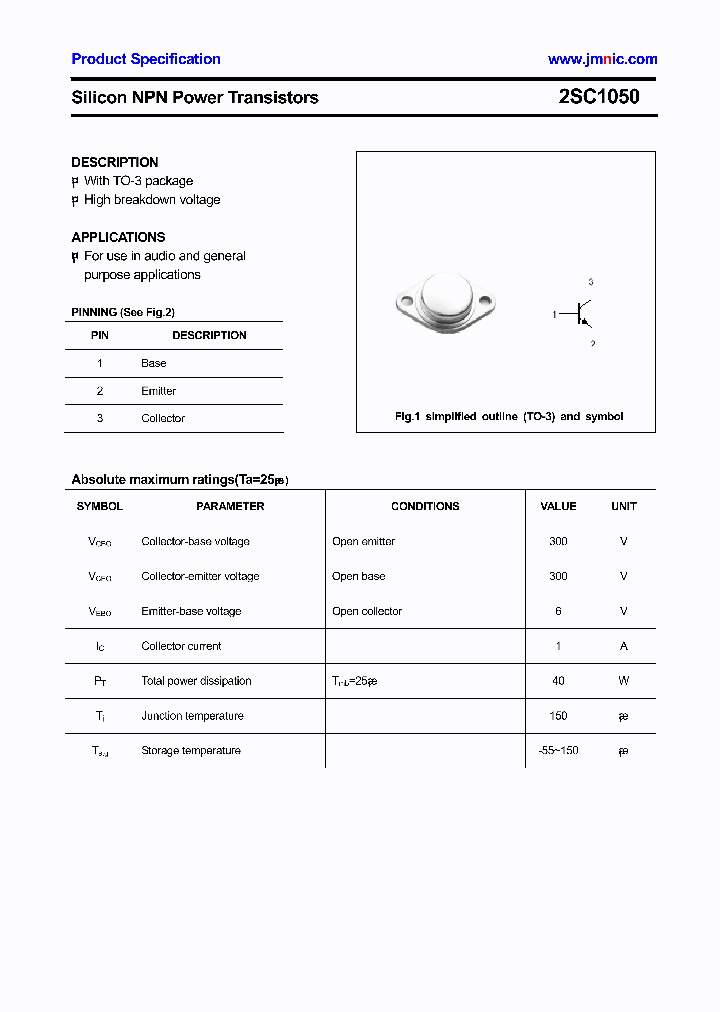 2SC1050_4616594.PDF Datasheet