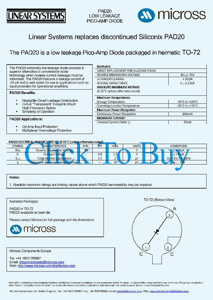 PAD20TO-72_4619813.PDF Datasheet