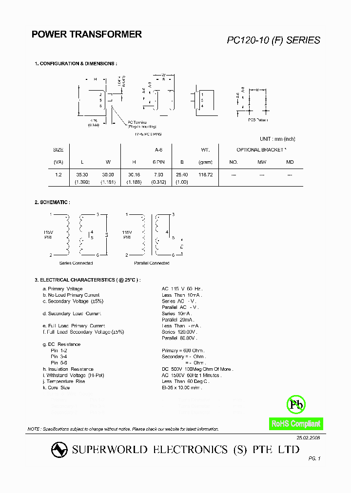 PC120-10_4629207.PDF Datasheet