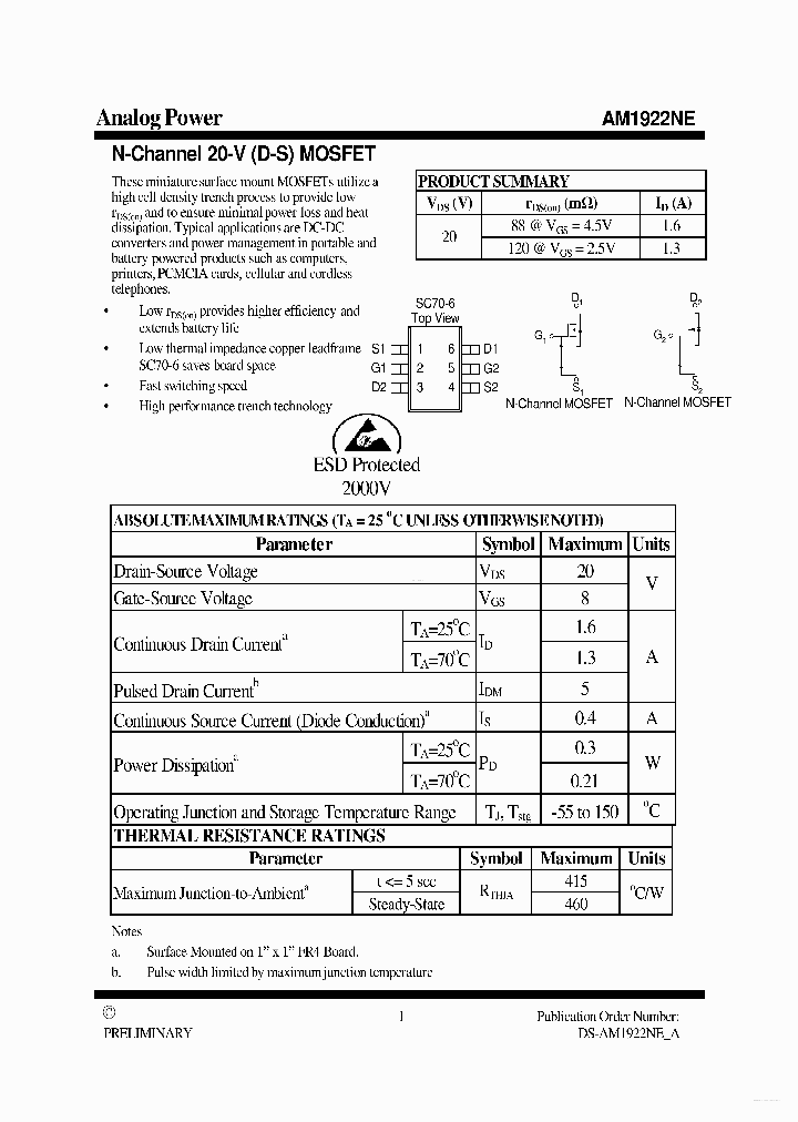 AM1922NE_4630237.PDF Datasheet