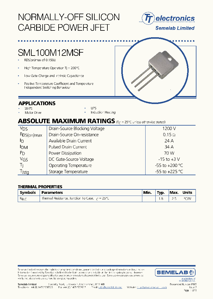 SML100M12MSF_4631544.PDF Datasheet