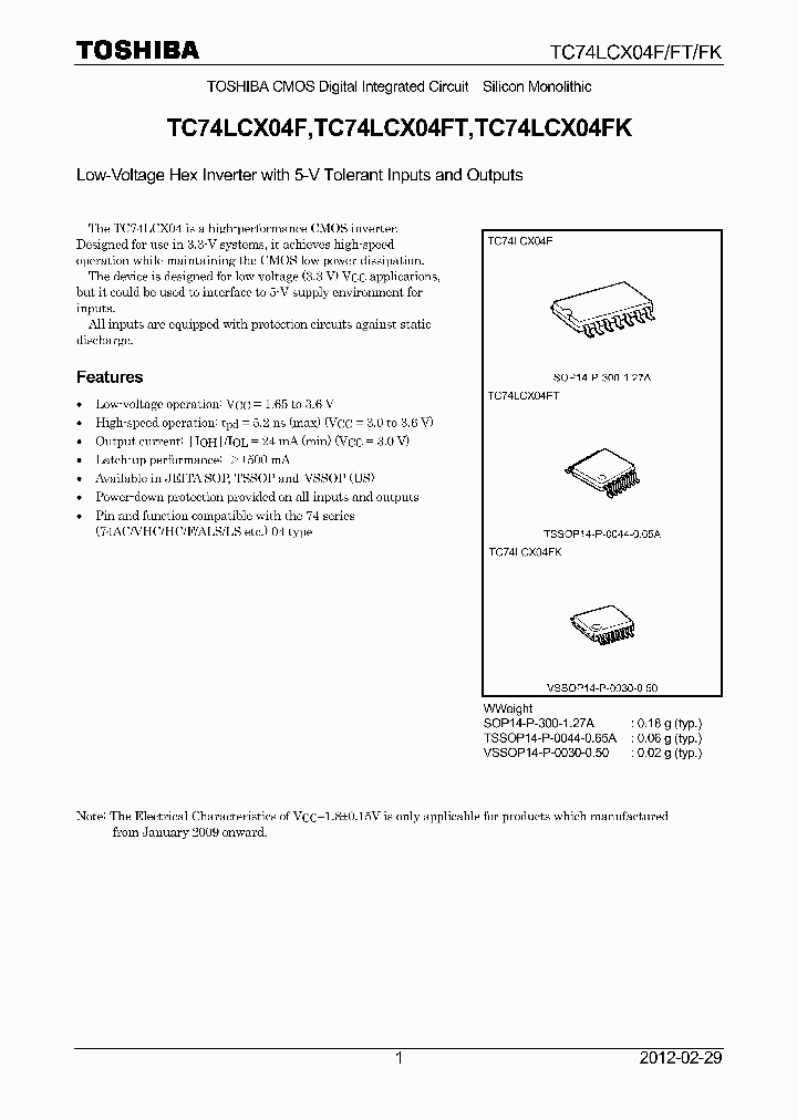 TC74LCX04FK12_4632855.PDF Datasheet