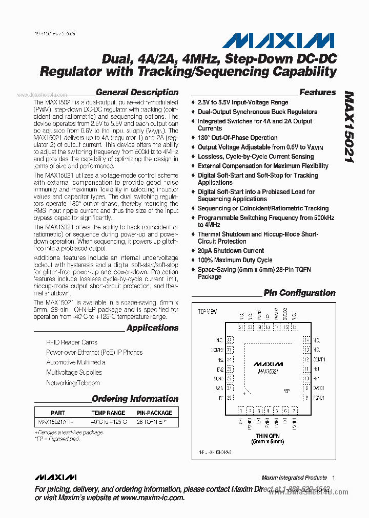 MAX15021_4642519.PDF Datasheet