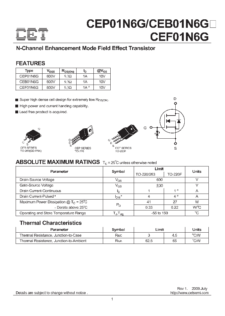 CEF01N6G_4645116.PDF Datasheet