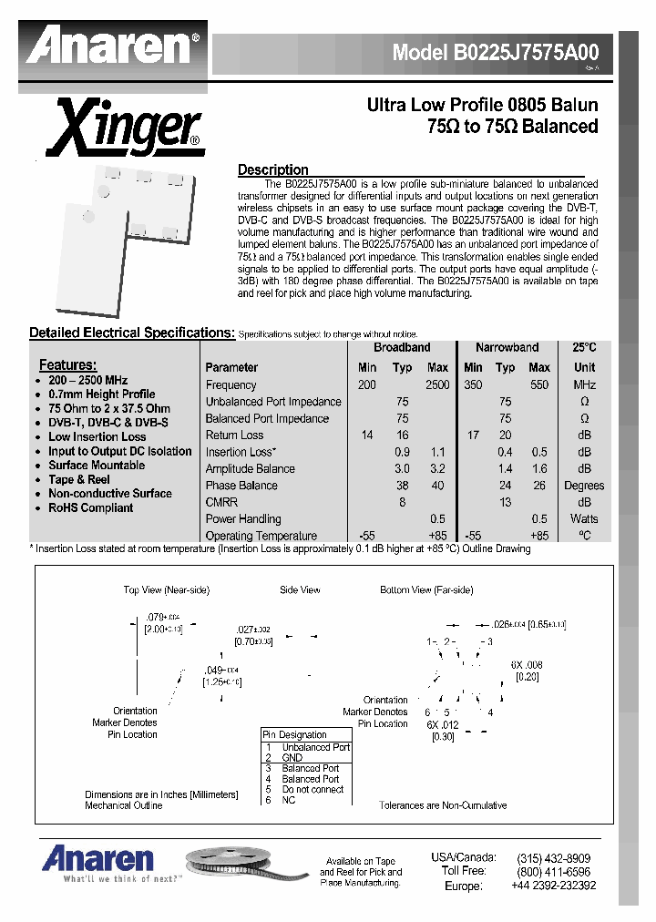 B0225J7575A00_4664663.PDF Datasheet